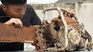 Thumbnail: STIHL Engineers Bribed Me a million Dollars To Restore The Contra 06 Saw To Better Than New