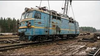 Thumbnail: ASMR Train Restoration 🚂 | Abandoned Russian VL80 Found in the Forest | Full Rebuild
