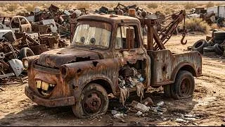 Thumbnail: Full Restoration of the "TOW MATER" - Cars film" Abandoned for 15 years in the Junkyard