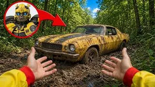 Thumbnail: FIRST Start of Abandoned BUMBLEBEE Car | POV Test Driving Forgotten Transformers Car