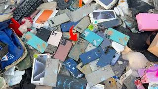 Thumbnail: 😱Great Day 😍 i Found iPhone 16_17 & Many Samsung_Note 8_9.. | Restore Galaxy S23 Ultra Suck Muddy !!