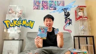 Thumbnail: NEW Mega Greninja EX Premium Collection Opening + Booster Pack Pulls! ✨️