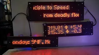 Thumbnail: IoT Scrolling Data Tickers with free APIs