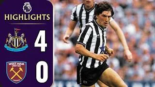 Thumbnail: Newcastle United v West Ham United | West Ham Crumble on Paul Ince’s Debut | First Division 1986