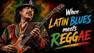 Thumbnail: When LATIN BLUES Meets REGGAE 🎸 Carlos Santana Inspired | Soulful Guitar Fusion & Reggae Vibes