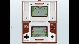 Thumbnail: Nintendo Game & Watch - Donkey Kong 2 (JR-55) - 478 points