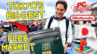 Thumbnail: Tokyo's BIGGEST Flea Market is CRAZY! Here's why... 🇯🇵 │ RETRO GAME HUNTING in JAPAN
