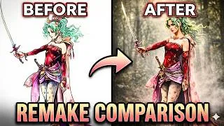 Thumbnail: Final Fantasy 6: SNES vs. Real Life (Character Comparison)