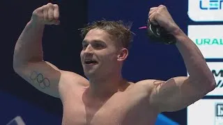 Thumbnail: Złoty medal Radosława Kawęckiego na 200 m stylem grzbietowym | ME w Kazaniu