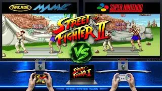 Thumbnail: Street Fighter II: The World Warrior 🎮 Arcade vs Super Nintendo (SNES) | Comparison