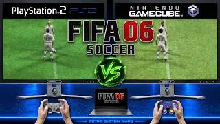 Thumbnail: FIFA Soccer 06 🎮 PlayStation 2 (PS2) vs Nintendo GameCube | Comparison