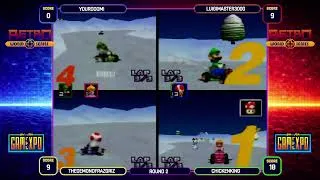 Thumbnail: YourDoom v LUIGIMASTER v DemonofRazgriz v ChickenKing (Rd 2) - Mario Kart 64 - Utah Retro GamExpo 26