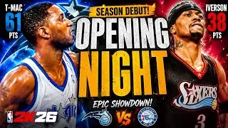 Thumbnail: What If Allen Iverson Had More Help? | 2002 76ers NBA Eras Rebuild EP 1 Opening Night Vs T Mac