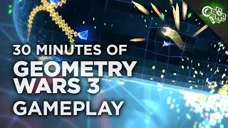 Thumbnail: 30 Minutes of GEOMETRY WARS 3 Gameplay! Classic Mode, Pacifism, Co-Op and More