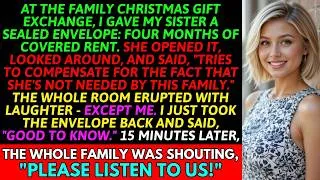 Thumbnail: At the Family Christmas Gift Exchange, My Family Laughed When My Sister Mocked Me — 15 Minutes Later
