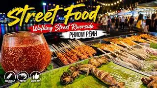 Thumbnail: Exploring Phnom Penh Walking Street Riverside! 🇰🇭🍢🦑