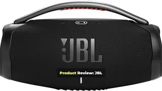 Thumbnail: Product Review: JBL Boombox 3 Black Portable Bluetooth Speaker with Massive Sound