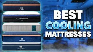 Thumbnail: Best Cooling Mattresses 2026 - Top 5 Picks for Hot Sleepers!
