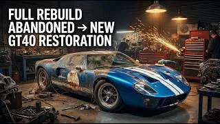 Thumbnail: ASMR Restoration 1966 Ford GT40 Mk I Le Mans Blue Abandoned Supercar Full Rebuild