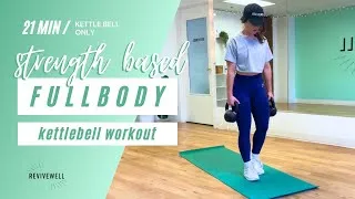 Thumbnail: 21 Min Kettlebell / Dumbbell Full Body Workout | Great for busy gym days | REVIVEWELL TRAINING