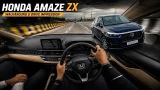Thumbnail: Driving Honda Amaze First Impression🔥. Full Drive Review & Information.