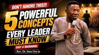 Thumbnail: (DAY 4 MORNING) 5 LEADERSHIP PRINCIPLES THAT CAN CHANGE YOUR LIFE | WORD & PRAYER CONFERENCE | RSO