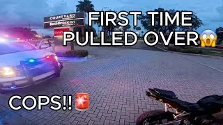 Thumbnail: Beginner Rider Gets Pulled Over for the FIRST TIME! (CBR600RR)