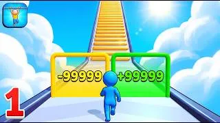 Thumbnail: ROOF RAILS - Gameplay Walkthrough (Android,iOS) All Levels Latest Update Freeplay Max Skills Part1