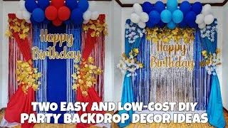 Thumbnail: TWO EASY AND LOW-COST DIY PARTY BACKDROP DECOR IDEAS || Rex Montalbo 