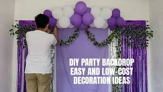 Thumbnail: DIY EASY AND LOW-COST PARTY BACKDROP DECORATION IDEAS | Rex Montalbo 