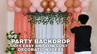 Thumbnail: DIY EASY AND LOW-COST PARTY BACKDROP DECORATION IDEAS | Rex Montalbo 