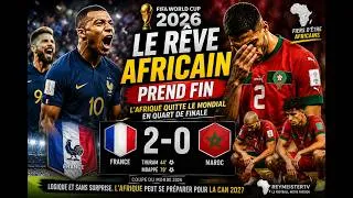 Thumbnail: #CONTEXTOS | 💔 LE RÊVE AFRICAIN PREND FIN | France 2-0 Maroc | Coupe du Monde 2026