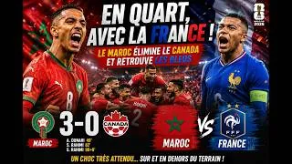 Thumbnail: #CONTEXTOS | EN QUART, AVEC LA FRANCE! LE MAROC ÉLIMINE LE CANADA ET RETROUVE LES BLEUS