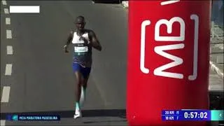 Thumbnail: Jacob Kiplimo Breaks Half Marathon World Record! Lisbon 2026