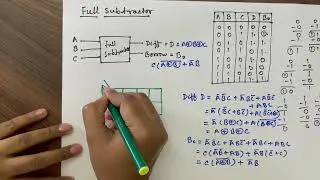 Thumbnail: Half subtractor and Full subtractor logic circuit || Design of full subtractor with half subtractors