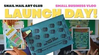 Thumbnail: Small Business Vlog | Launch Day, Snail Mail Art, How to Create Art Prints in Canva, Epson ET 8550