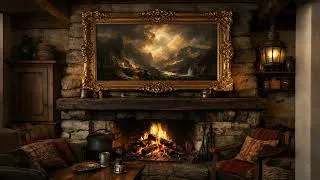 Thumbnail: Classic Luxury Fireplace Ambience 4K 🔥 Cozy Crackling Fire & Warm Glow