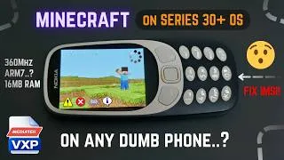 Thumbnail: I Got Minecraft & DOOM Running on a Feature DUMB Phone! - MRE Series 30!