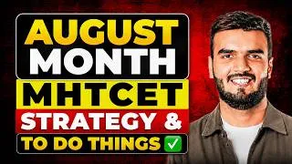 Thumbnail: August Month Strategy and Planning MHTCET 2027 Checklist for All Students, RG Lectures Physics