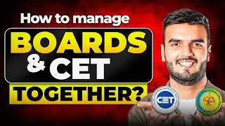 Thumbnail: Manage Board Exams & MHTCET with this PLANNING and STRATEGY by RG SIR - Myth Burst & Tips RGLECTURES