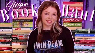 Thumbnail: My Biggest Book Haul Ever!! 📚 Every Horror & Thrifted Book I Bought Last Year ✨
