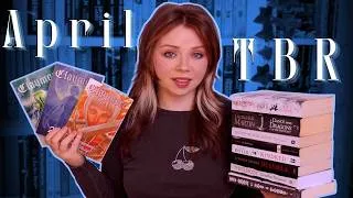 Thumbnail: Locking TF in with my April TBR 📖⚔️