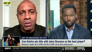 Thumbnail: GET UP | JWill disagrees with Draymond Green's take on Jalen Brunson, Knicks' 2026 NBA Finals hopes