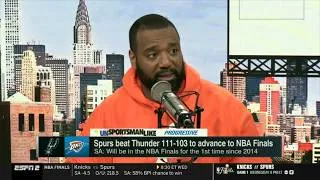 Thumbnail: Chris Canty reacts to Victor Wembanyama leads Spurs to win epic Game 7, face Knicks in NBA Finals