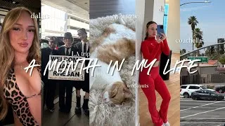 Thumbnail: A MONTH IN MY LIFE | LA TRIP, COACHELLA, DISNEY, MY DALLAS LIFE, ETC.