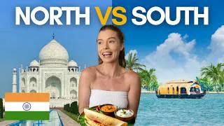 Thumbnail: We Travelled Across India… Here’s the Truth About North vs South 🇮🇳