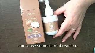 Thumbnail: Watch First! A coconut oil based hair removal cream!