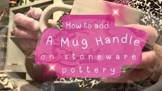 Thumbnail: How I add handles to my detailed pottery mugs