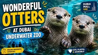 Thumbnail: 🦦 Wonderful Otters at Dubai Aquarium & Underwater Zoo | Cutest Animals in Dubai! ❤️
