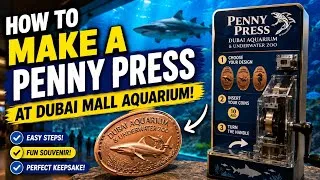 Thumbnail: 🪙 Make Your Own Souvenir at Dubai Mall Aquarium!